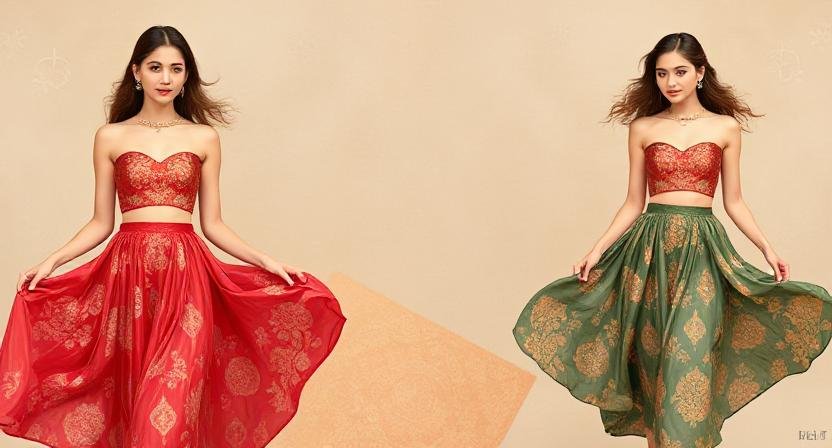 brocade crop top