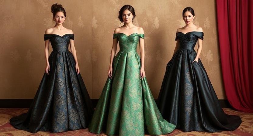 brocade dress
