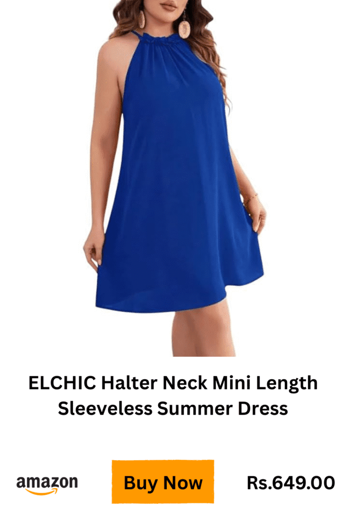 halter neck dress