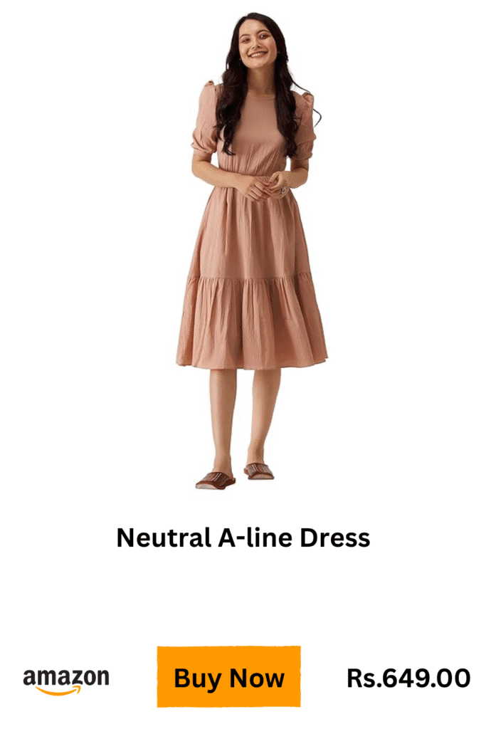 A-line dress
