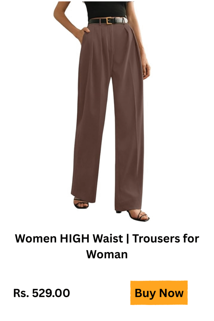 high waist trouser