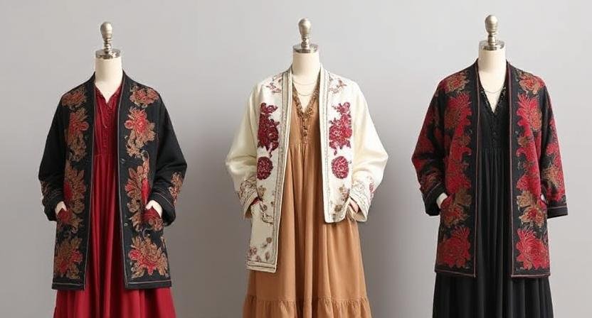 long line brocade jacket