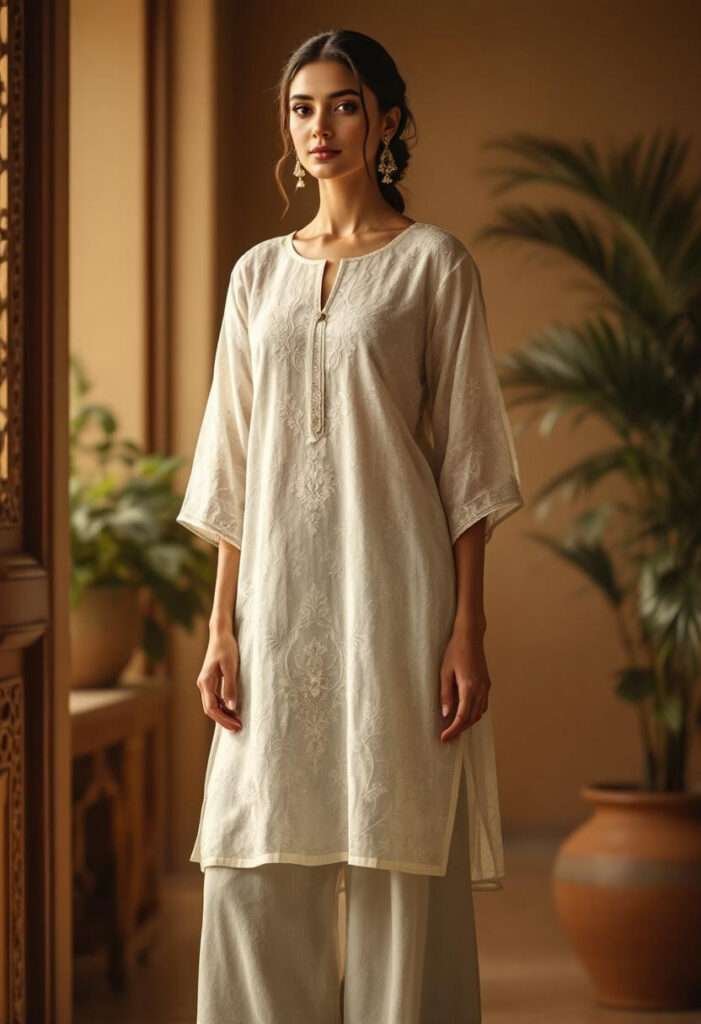 everyday chikankari kurta