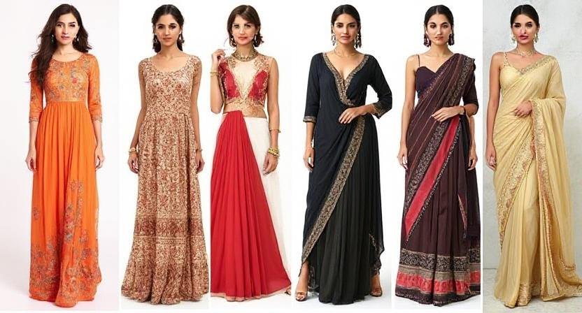 Trendy Indo Western Outfits for Girls: Fusion Fashion at Its Best 5 anarkali dresses